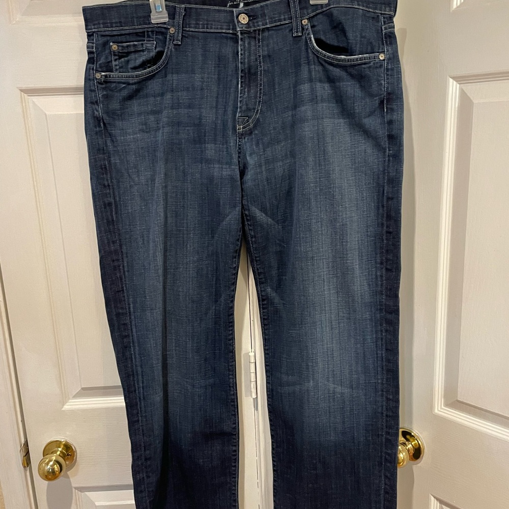 7 for all mankind mens Austyn blue jeans. Size 40
